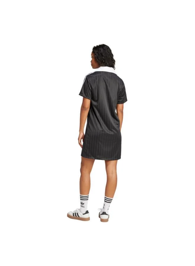 اديداس اوريجينالز فستان Adicolor Football Jacquard V-Neck