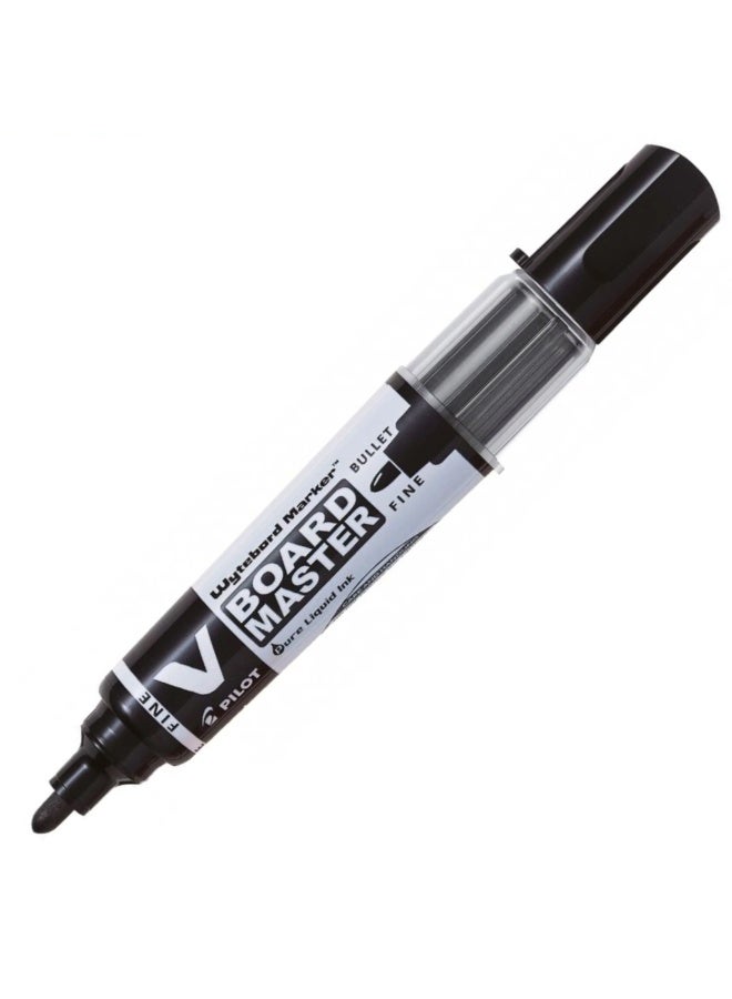 بايلوت قلم سبورة مدور أسود قابل لأعادة التعبئة - Image 1