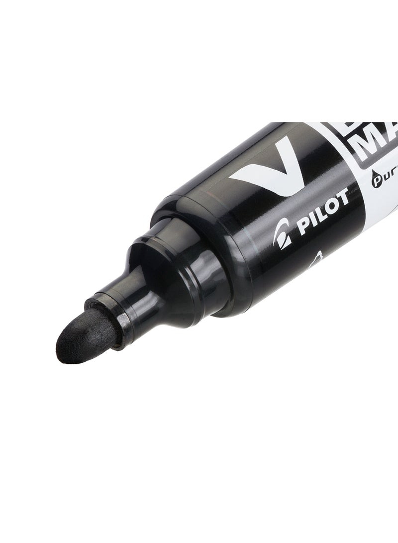 بايلوت قلم سبورة مدور أسود قابل لأعادة التعبئة - Image 3