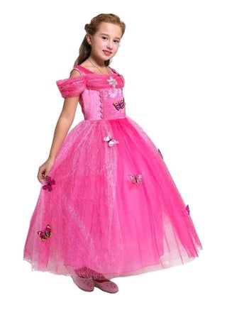 UKR Kids Princess Aurora Dress – Pink Birthday Costume with Butterflies, Dress-Up & Role Play Outfit for Girls (Ages 3-5, 110 cm) - pzsku/Z59F0E958738B3D35A533Z/45/_/1728369904/e496a069-94cb-4b98-88be-25a58bdb6c72