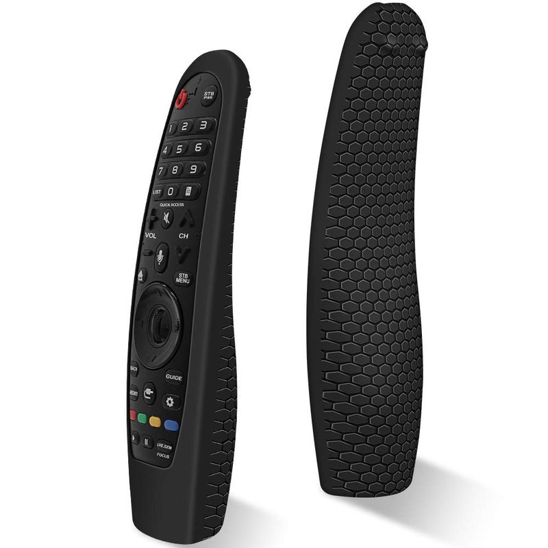 Winceed Silicone Protective Case for LG MR20GA MR19BA MR18BA MR650A MR600 Remote Control, Anti-Slip Cover for LG AKB75855501 Magic Remote Skin Protector,Black - Image 1