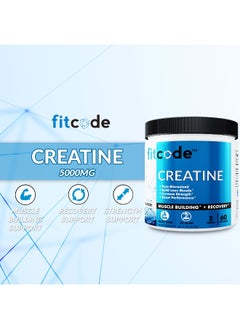 fitcode fitcode, Creatine, Unflavored, 5 g, 10.6 oz (300 g)  - Image 3