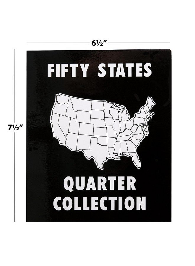 Current ألبوم عملة الربع من 50 ولاية - 1999-2009 غلاف صلب لحامل وعرض عملات الولايات المتحدة، تاريخ أمريكا، مجموعة عملات ممتعة وتعليمية، منظم بحجم 12-¾” × 7-½” - Image 2