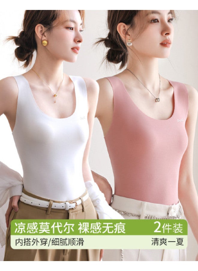 MIIOW Seamless Women'S Tank Tops, Thin For Autumn, Wearable Under Or Over Clothes - Image 1