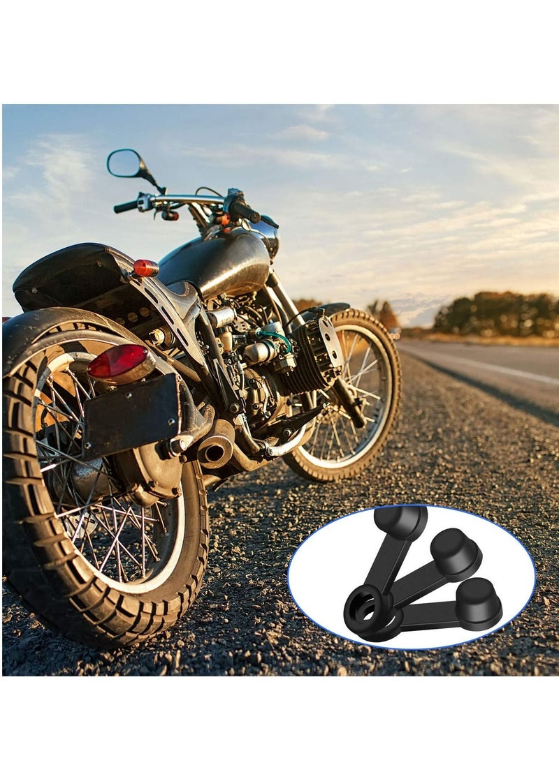 Y&D - 50 Pieces Brake Bleeder Cap Rubber Grease Fitting Caps Black - Image 1