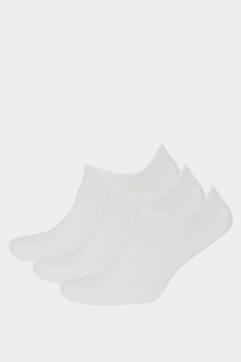 DeFacto White Man 3 piece Long sock Casual - Image 1