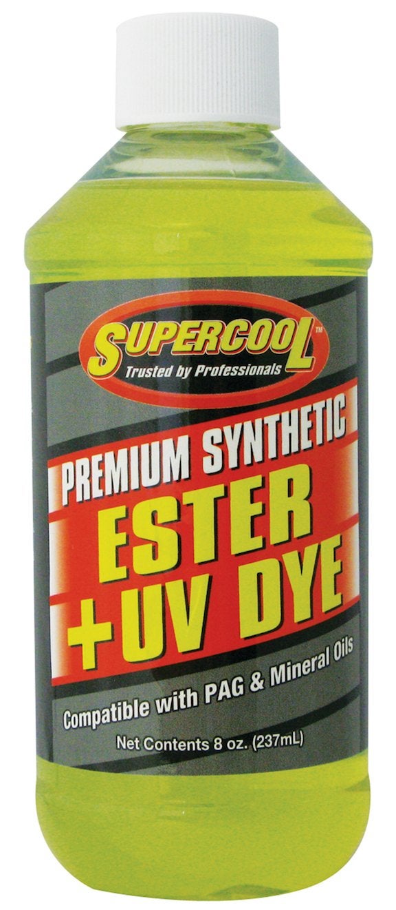 TSI Supercool A/C Comp Ester Lube, 8 Oz, Yellow (E8) - Image 1