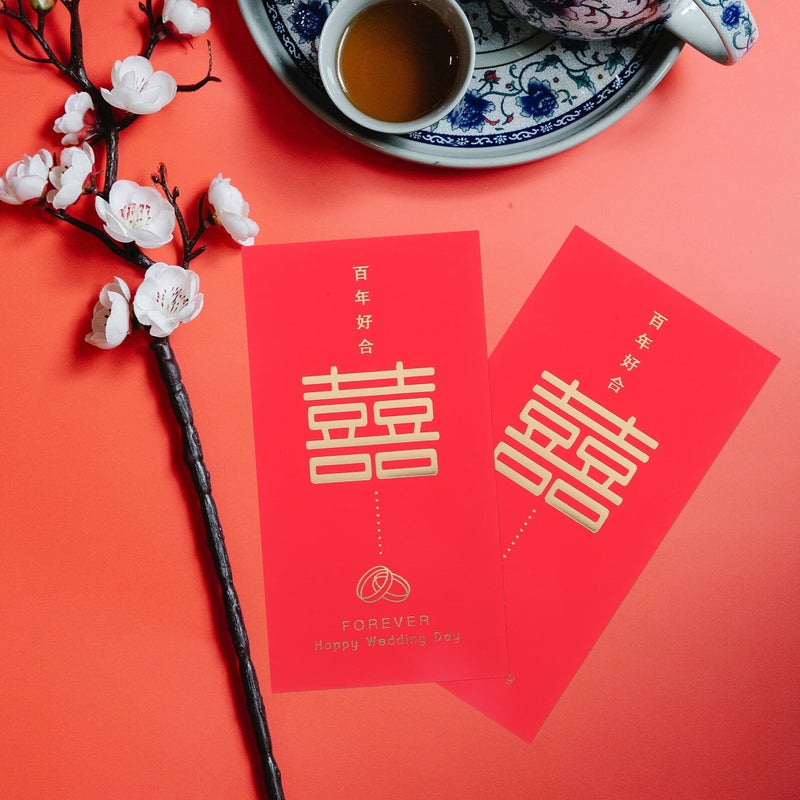 Large Traditional Chinese Red Envelopes 6pcs Double Happiness Pattern Wedding Festival Lucky Money Pockets - Image 5