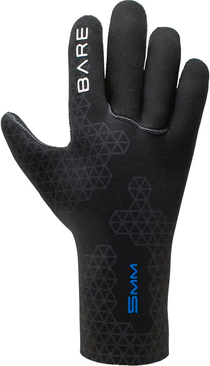 Bare 5mm S-Flex Gloves, Black - Image 1