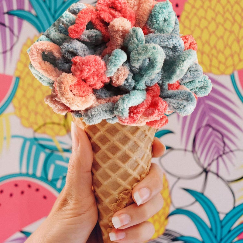 BambooMN JubileeYarn Fun Finger Loops Yarn - 100g/Skein Jumbo Polyester - Variety Pack - 3 Skeins - Image 3