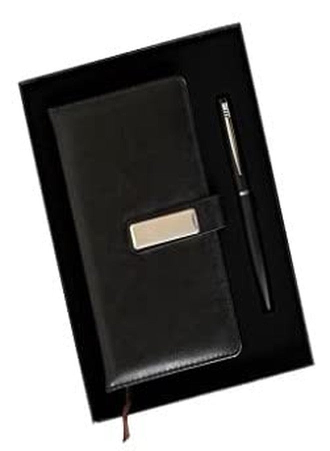 FABULASTIC 2 in 1 Corporate Gift Set with Journal Diary & Metal Pen | Men Gift Set Combo | Gifts for Men Birthday Special Unique | Birthday Gift for Boyfriend/Husband Special (Black) - Image 1