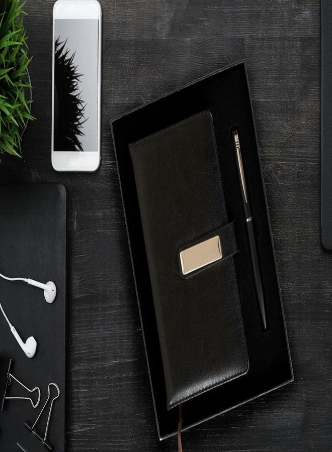 FABULASTIC 2 in 1 Corporate Gift Set with Journal Diary & Metal Pen | Men Gift Set Combo | Gifts for Men Birthday Special Unique | Birthday Gift for Boyfriend/Husband Special (Black) - Image 5