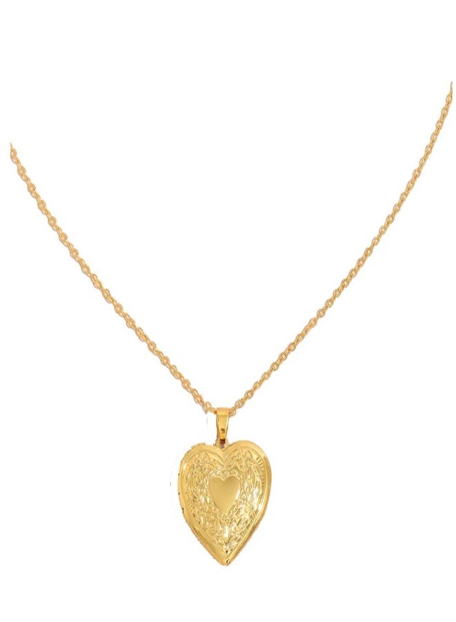 Yaozeio Gold Heart Shaped Locket Necklace with Picture Lockets for Women - Birthday & Christmas Gifts - Image 5