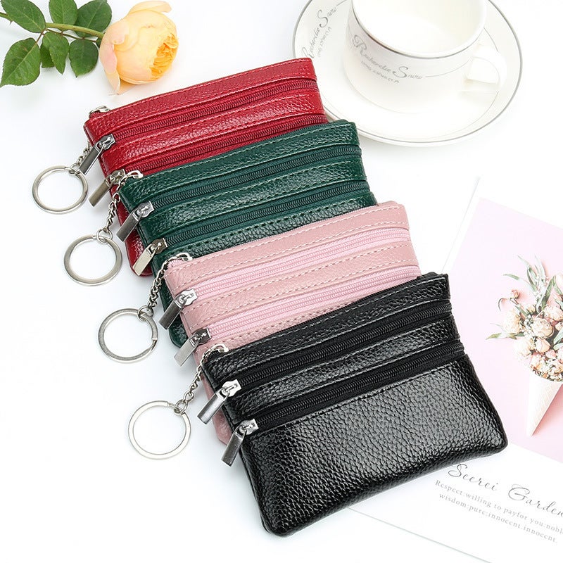 Multifunctional Solid Color PU Leather Wallet, RFID Blocking Design Portable Daily Storage Purse for Cards Cash Coin Business Use - Image 2