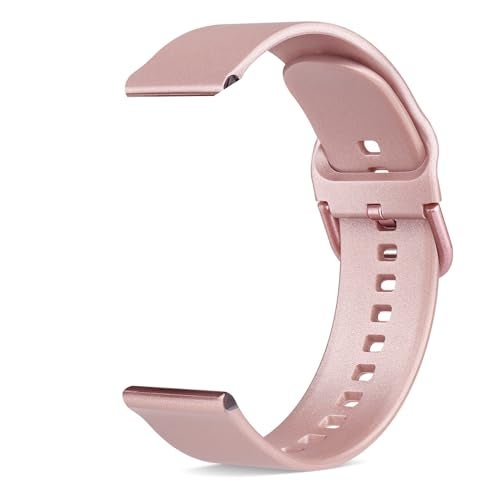 Tobfit 22Mm Sports Silicone Watch Strap Compatible For Boat Flash Edition, Boat Wave Call, Boat Wave Lite (Wacth Not Included), Endure Smartwatch Band For Men & Women (Rose Gold) - Image 1