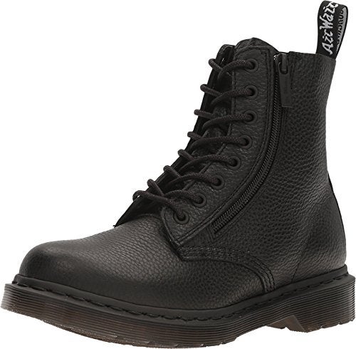 Dr Martens Dr. Martens Women's 1460 Pascal Zip Milled Nappa 8 Eye Boot, Black, 5 - Image 1