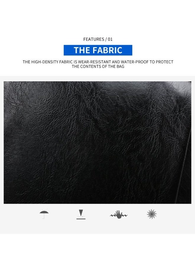 lebonaer Men's Lightweight Travel Backpack,  Anti-Theft USB Charging Daypack Water Resistant College School Bag for Work - Image 4