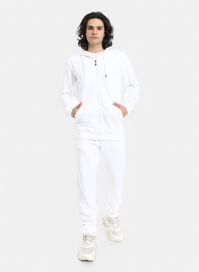Red Circle Summer Melton Winter Zipper Hooded Sweatshirt - Image 1