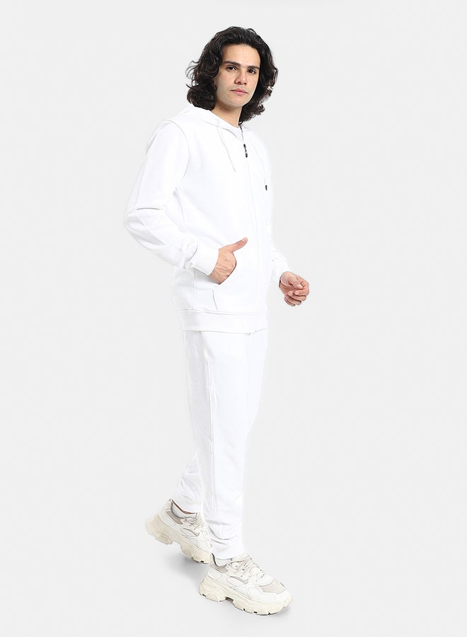 Red Circle Summer Melton Winter Zipper Hooded Sweatshirt - Image 3