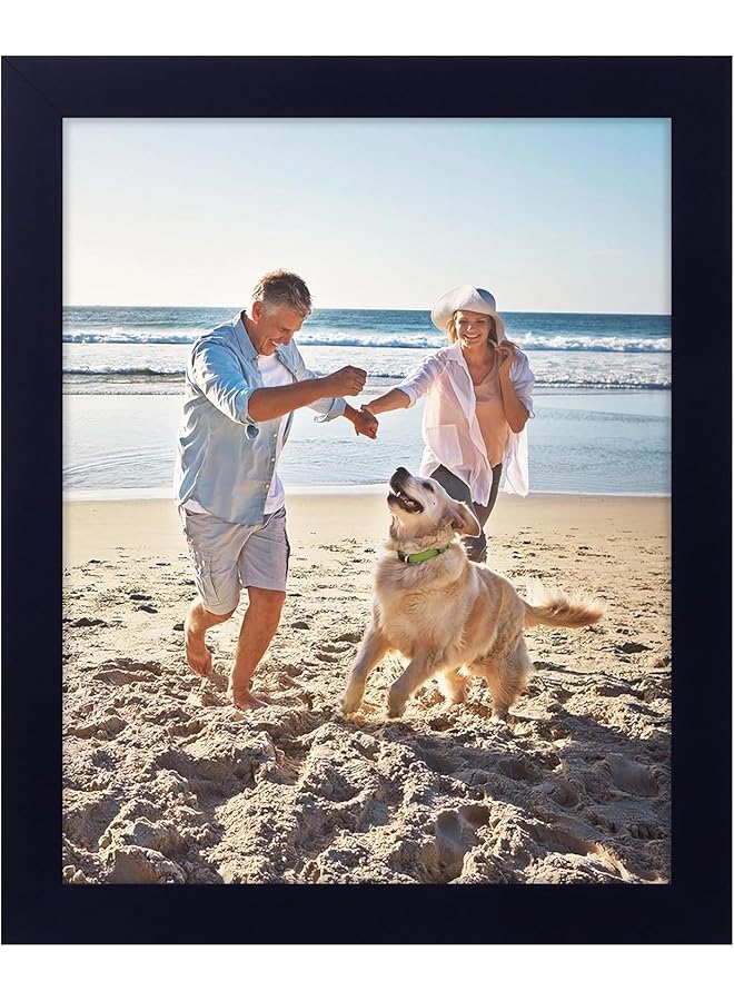 erorex Picture Frame Display Pictures Black Engineered Wood Photo Frame With Plexiglass For Wall And Tabletop Display 1Pcs A4 21 * 29.7Cm - Image 1