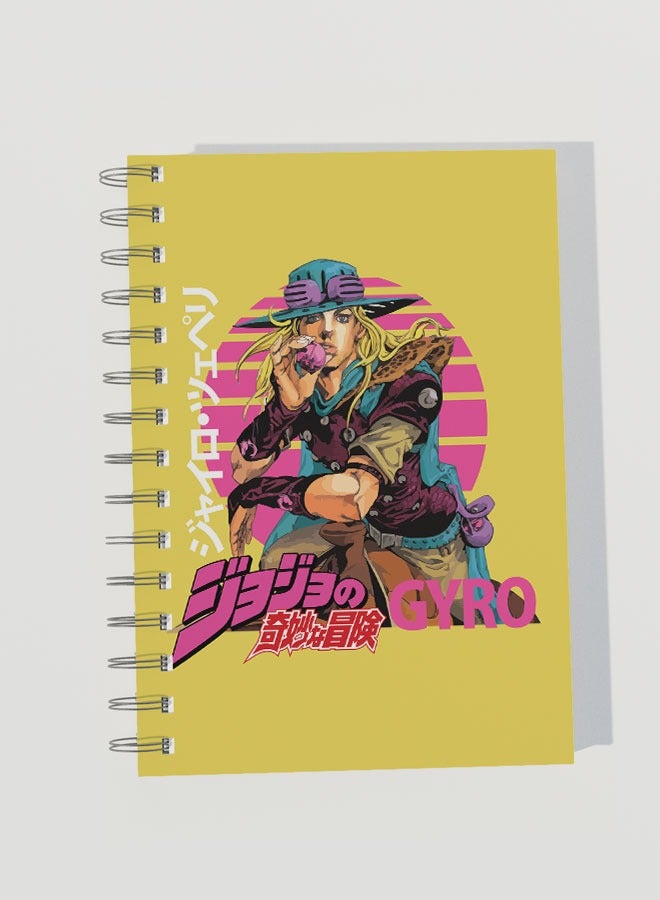 LOUD UNIVERSE JoJo's Bizarre Adventure Notebook Ball Breaker Spiral Notebook Gyro Zeppeli Spiral Notebook JoJo's Bizarre Adventure Anime Golden Ratio - Image 2