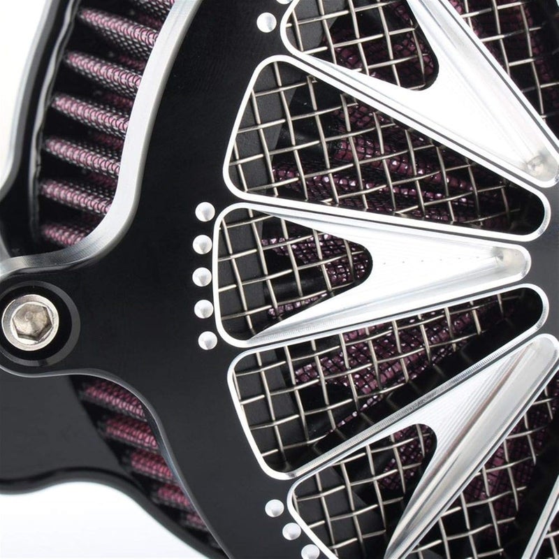 Wivplex Black Air Filter Kit for Harley Motorcycles - Image 5