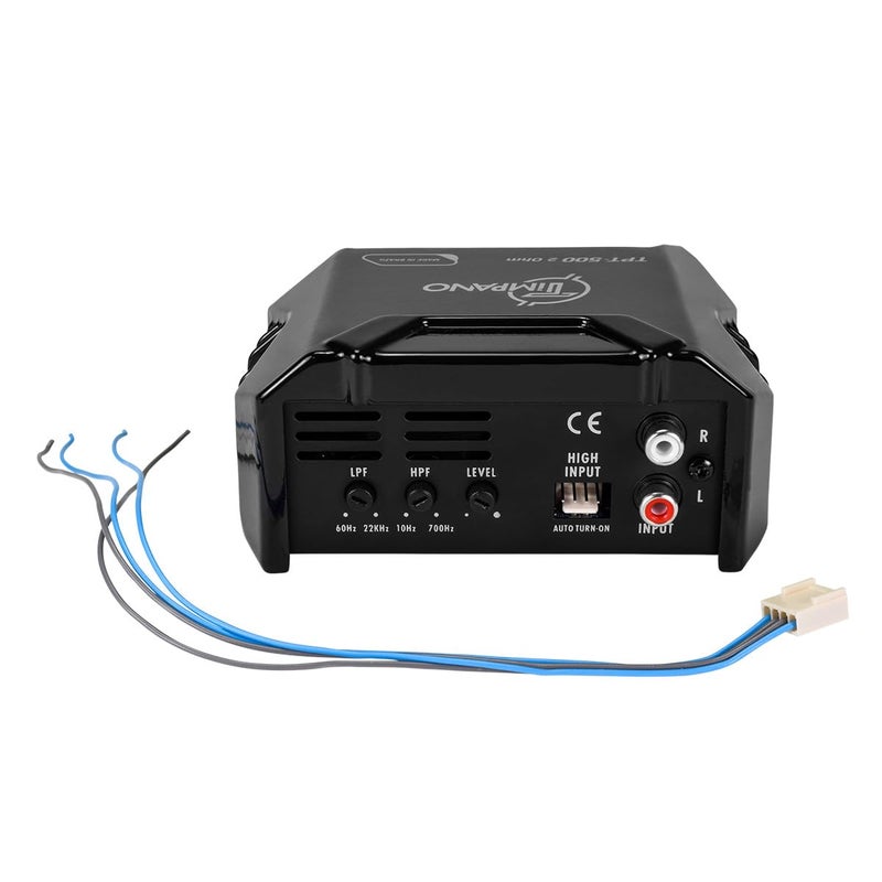 TIMPANO TPT-500 2 Ohms Compact 1 Channel TPT500 2 Ohms Car Audio Amplifier – 1x 500 Watts at 2 Ohms – Mini Stereo 12 Volts Full Range Class D Amp - Image 5