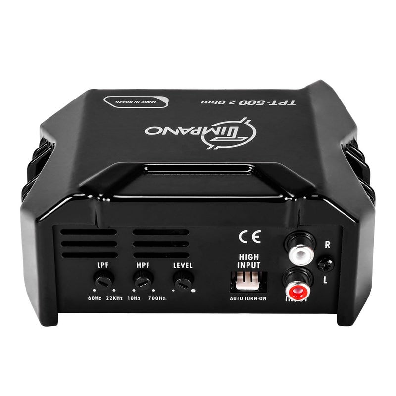 TIMPANO TPT-500 2 Ohms Compact 1 Channel TPT500 2 Ohms Car Audio Amplifier – 1x 500 Watts at 2 Ohms – Mini Stereo 12 Volts Full Range Class D Amp - Image 4