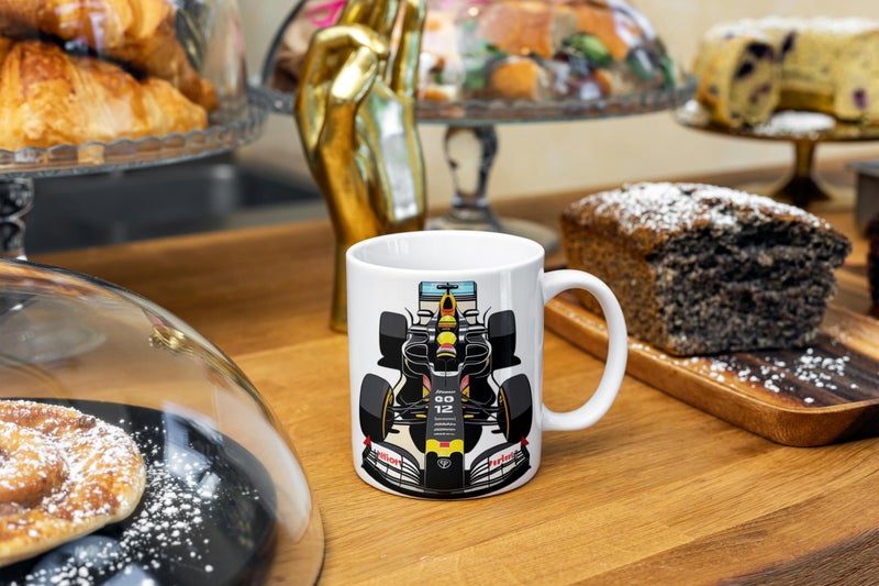 AR STICKERS Driver Art F1 Formula One Racing Car Stickers for Water Bottles Adult Bumper Vinyl Waterproof Car Laptop Wall Window Sticker 4.75x4.25 (2pcs), Yellow,blue Black - Image 2