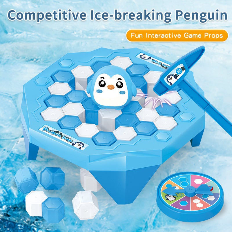 ZD Mini Ice-Breaking Penguin Rescue Game - Interactive Desktop Toy for Kids - Image 3