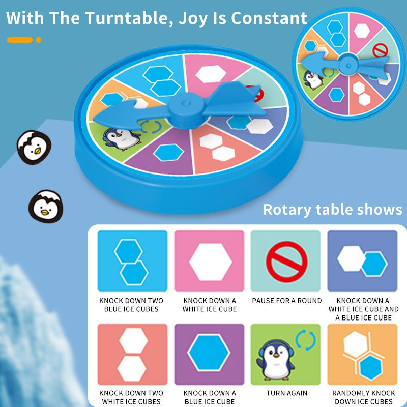 ZD Mini Ice-Breaking Penguin Rescue Game - Interactive Desktop Toy for Kids - Image 5
