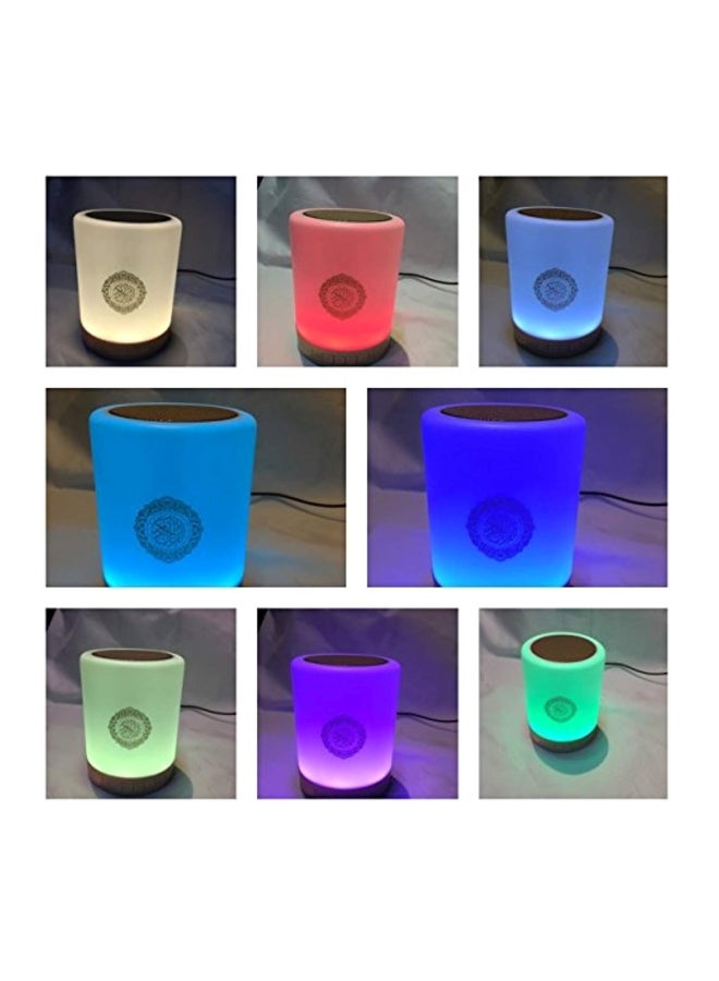 Alyashmac Bluetooth Lamp Speaker White/Gold - Image 2