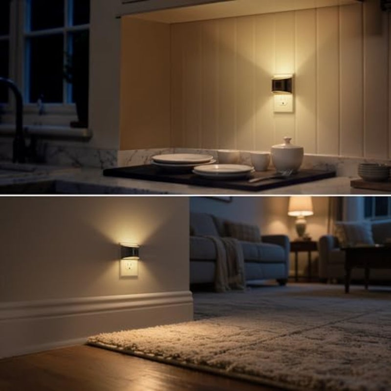 LED Night Light[2 Pack], Night Lights Plug into Wall, 3 Mode Plug in Night Light with Motion Sensor, Dusk to Dawn Sensor, Nightlights for Adults, Bedroom, Bathroom, Hallway - Image 5