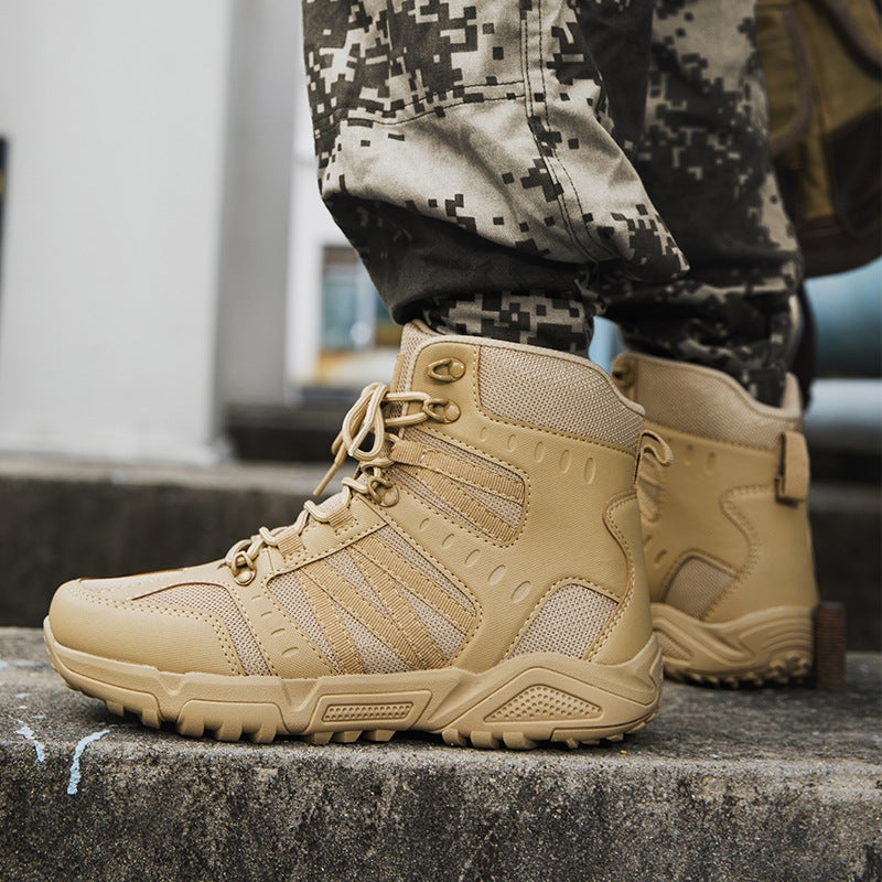 Large Size Military Boots Tactical Boots Men'S And Women'S Combat Boots Hiking Boots Wear-Resistant Camping Outdoor Shoes - Image 5
