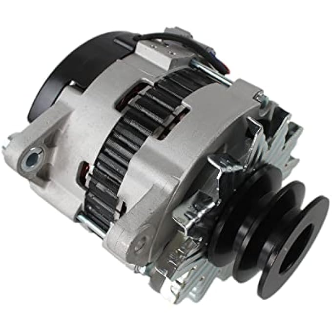 otobaijeni 24 Volt 50 Amp Alternator 8-98089-063-0 8980890630 VI8980890630 for Isuzu 4LE2 4LE1 JCB John Deere Excavator 75D 85D Engine Alternator Replaces Parts - Image 4