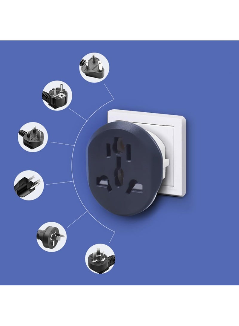 general 4 Pieces Plug Converter UAE USA EU UK AU CN KSA EU Germany Socket Travel Adapter - Image 2