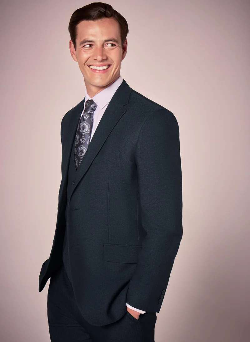 Matalan Taylor & Wright Vence Navy Tailored Suit Jacket