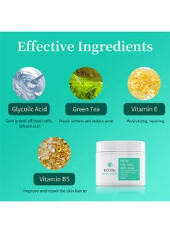MOOYAM Anti-Aging Facial Peel Pads Anti-Aging, 35% Glycolic Acid , Peeling/AHA Alcohol-Free, Acne Treatment Pads, Anti-aging,Exfoliating Chemical Peel Pad, Acne Control Pads for Pimple Breakout, Clear Skin, 50 Pads  - Image 3