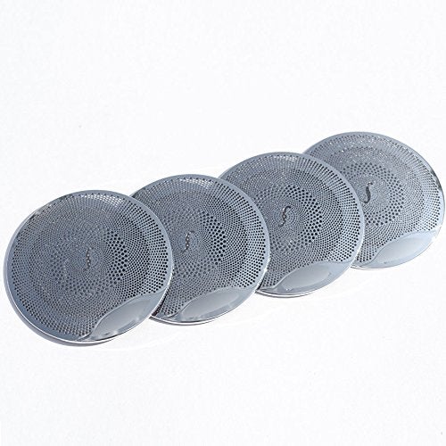 Lanyun Door Speaker Audio Player Cover Trim Compatible with Mercedes Benz for 2015-2019 W205 C-Class C250 C300 C350 C400 C63, X205 GLC-Class GLC250 GLC300, etc(1set/4pic) (Matt Silver) - Image 4