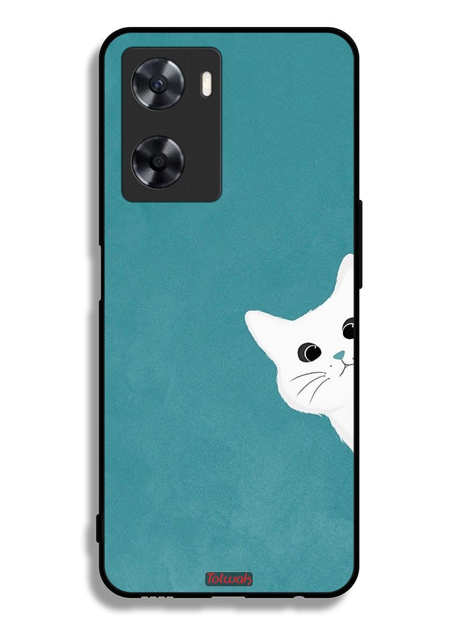 Tolwak Oppo A77s Protective Case Cover Cat Appearing - Image 2
