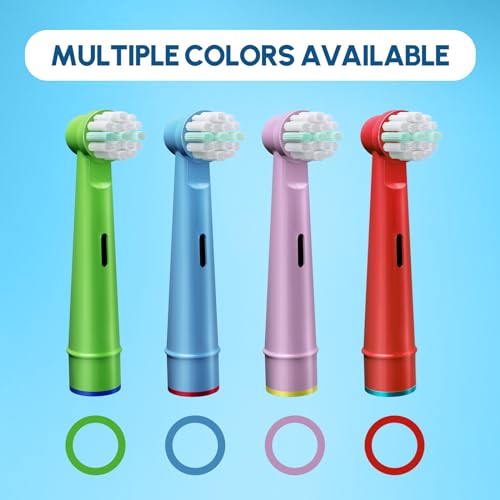 GENKENT 20 Pcs Kids Toothbrush Head Compatible with Braun Oral B Kids Electric Toothbrushes, Extra Soft Bristle for Sensitive - Image 5