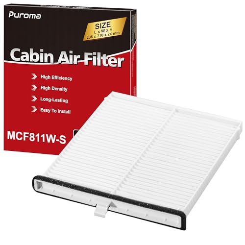 Puroma Cabin Air Filter, Replacement for CF11811, CPJ6X, CAF1907P, CAF1907C, CU24009, Compatible with Mazda 3, Mazda 6, CX-5, MP11-1K-D45, KD45-61-J6X, KR11-61-J6X - Image 1