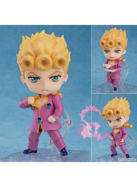 Movable Face Changing Clay Man JOJO's Wonderful Adventure Volleyball Junior Ghost Extermination Blade Q Edition Animation Game Hand-held-Color:1155#Qiaoluo