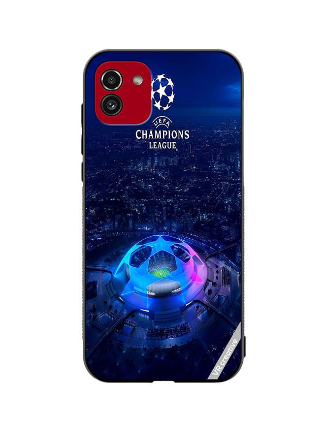 VR CREATIVE Protective Case Cover For Samsung Galaxy A03 Uefa Champion League Design Multicolour - Image 1