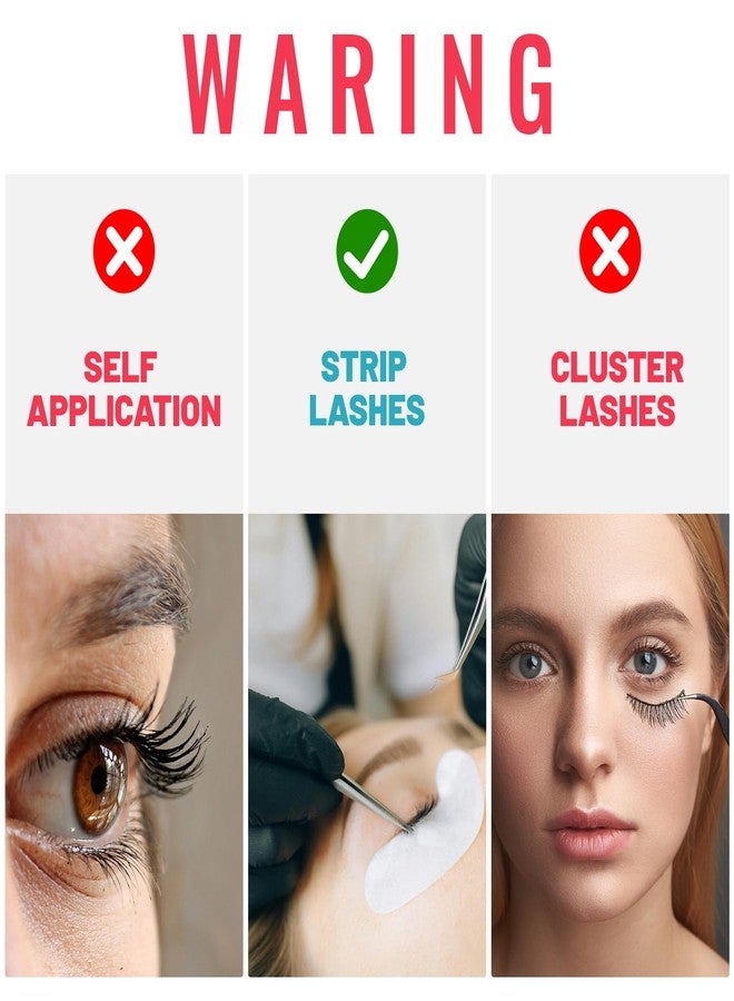 NATUHANA Eyelash Extension Glue 0.5 Sec Drying (0.17fl.oz / 5ml)/Up to 8 Weeks Retention,Waterproof Lash Extension Glue for Adhesive Professional Use Only,Black - Image 2