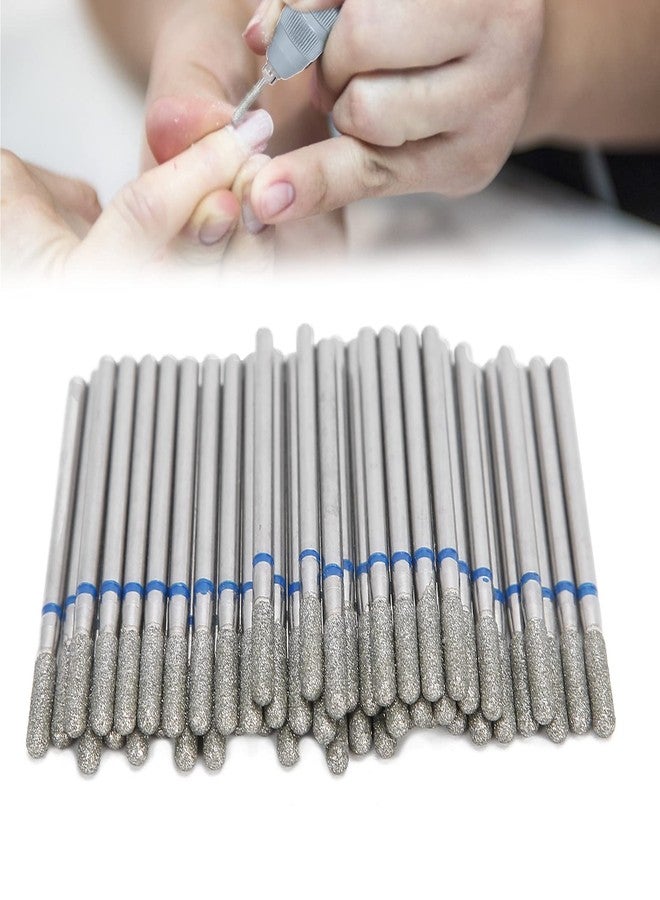 TMISHION 50pcs Nail Drill Bits, Nail Cutter Drill Bit for Manicure Gel Nails Cuticle Polishing Bit Nails Manicure Pedicure Drill Tool Kit Polishing File Grinding Heads Tools for Nail Salon (M-41.25) - Image 1