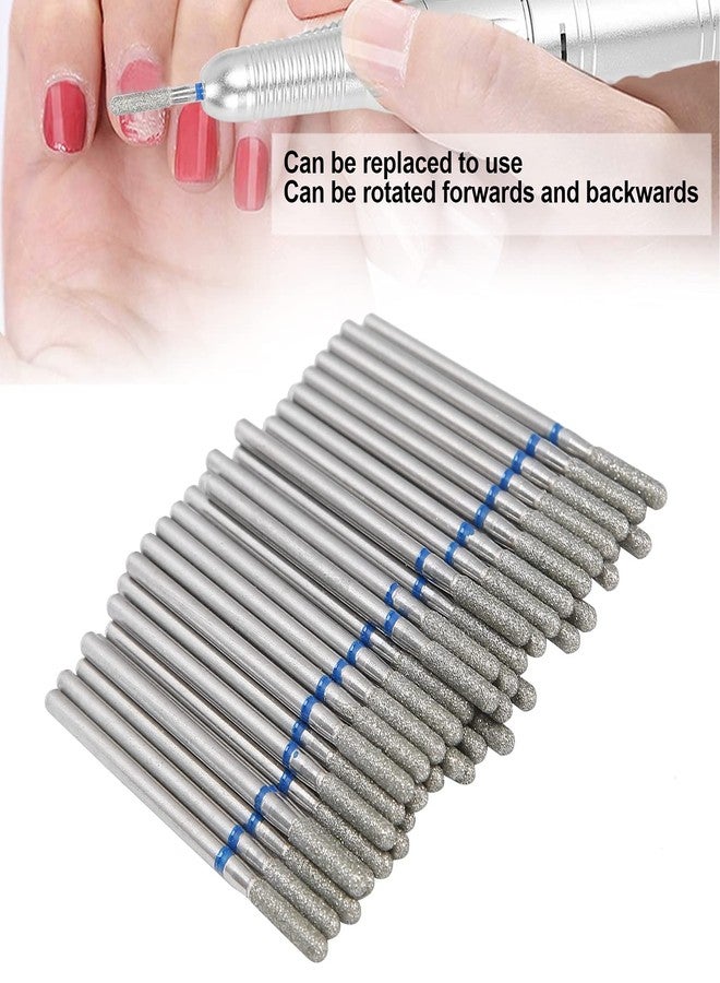 TMISHION 50pcs Nail Drill Bits, Nail Cutter Drill Bit for Manicure Gel Nails Cuticle Polishing Bit Nails Manicure Pedicure Drill Tool Kit Polishing File Grinding Heads Tools for Nail Salon (M-41.25) - Image 2