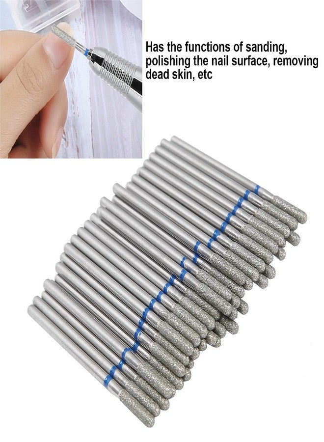 TMISHION 50pcs Nail Drill Bits, Nail Cutter Drill Bit for Manicure Gel Nails Cuticle Polishing Bit Nails Manicure Pedicure Drill Tool Kit Polishing File Grinding Heads Tools for Nail Salon (M-41.25) - Image 3