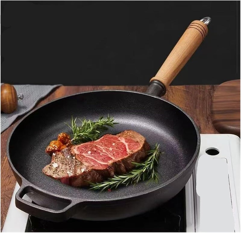 Flat Bottomed Pan, Non Stick, Uncoated Steak Frying, Pancake(24cm1) - Image 3