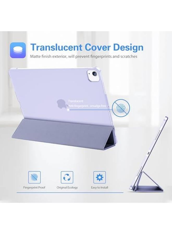 Procases Smart Case For Ipad Pro 12.9 2022 2021 2020 2018 Slim Stand Hard Back Shell Smart Cover For Ipad Pro 12.9 Inch 6Th Generation 2022 5Th Gen 2021 4Th Gen 2020 3Rd Gen 2018 Purple - Image 4
